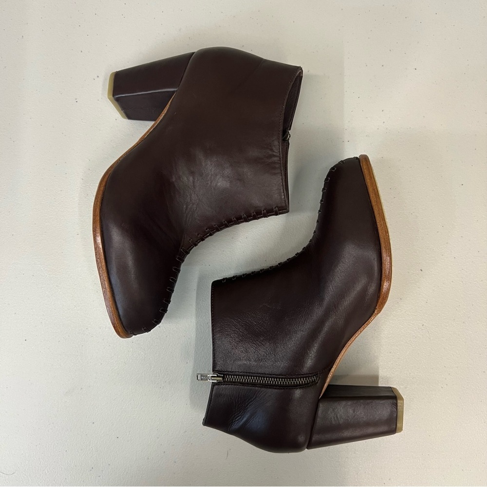 BaliElf ELF Monte Carlo Made by Hand Dark Brown Leather Boots Size 7.5 - Picture 5 of 9